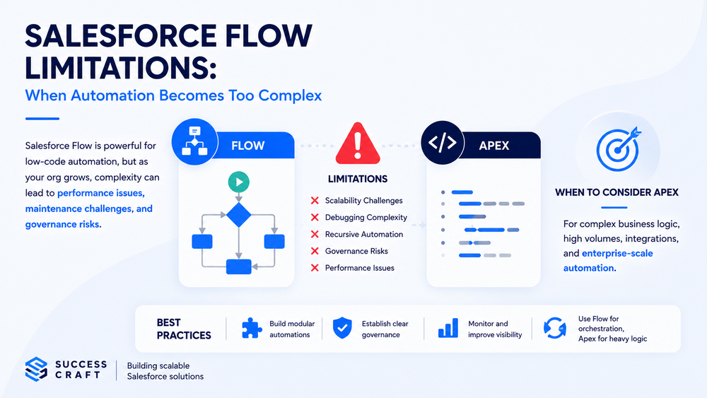 Salesforce Flow Limitations in Enterprise Automation