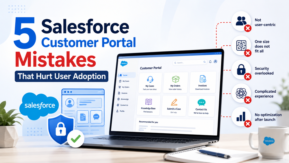 Salesforce Customer Portal Adoption: 5 Mistakes to Avoid